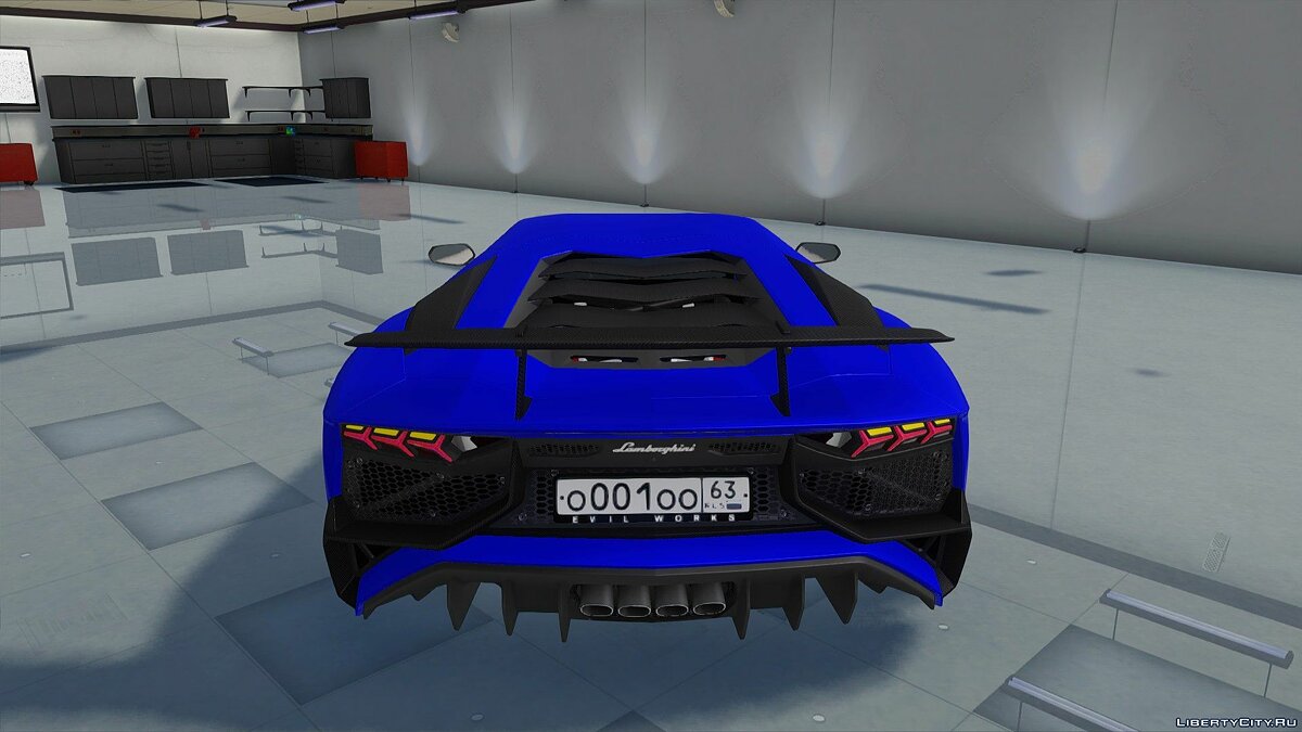 Скачать Lamborghini Aventador LP750-4 SV для GTA San Andreas