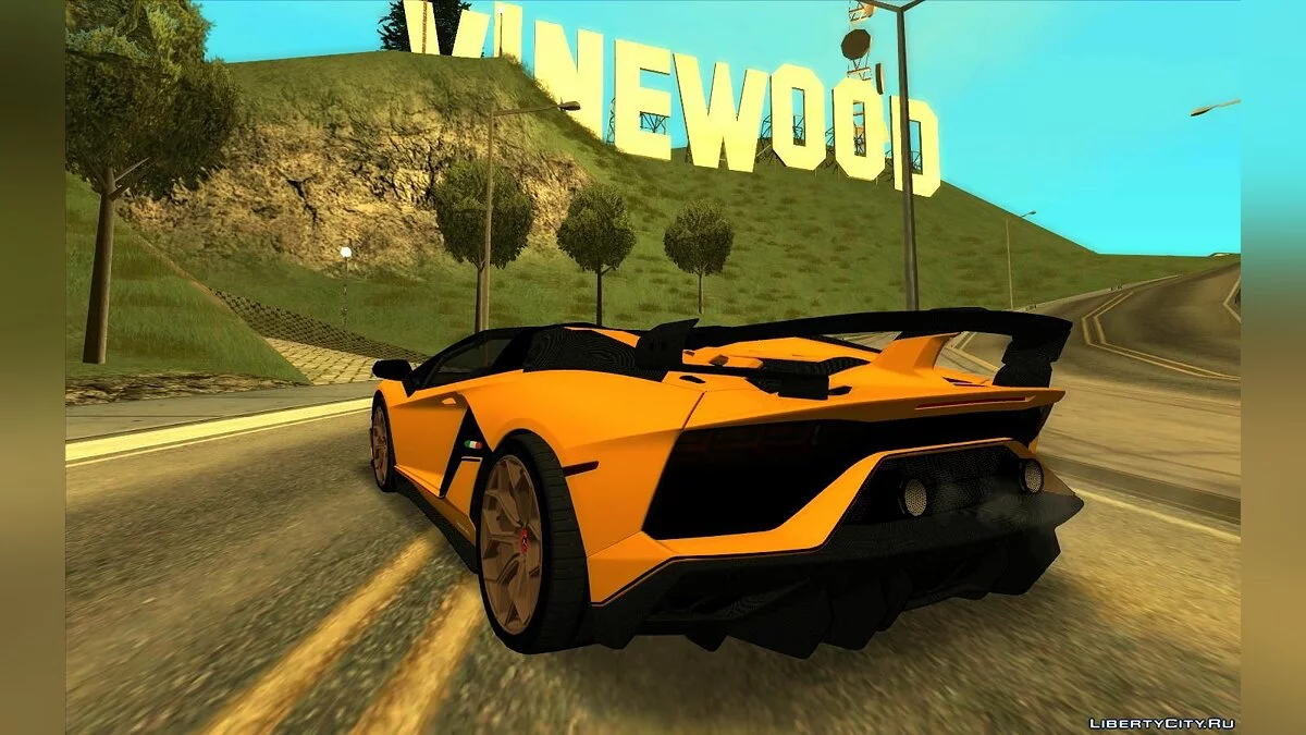 Lamborghini Aventador SVJ Roadster / GTA San Andreas