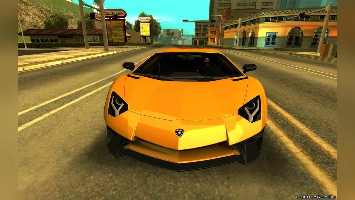 Lamborghini Aventador SV Coupe V2 / GTA San Andreas