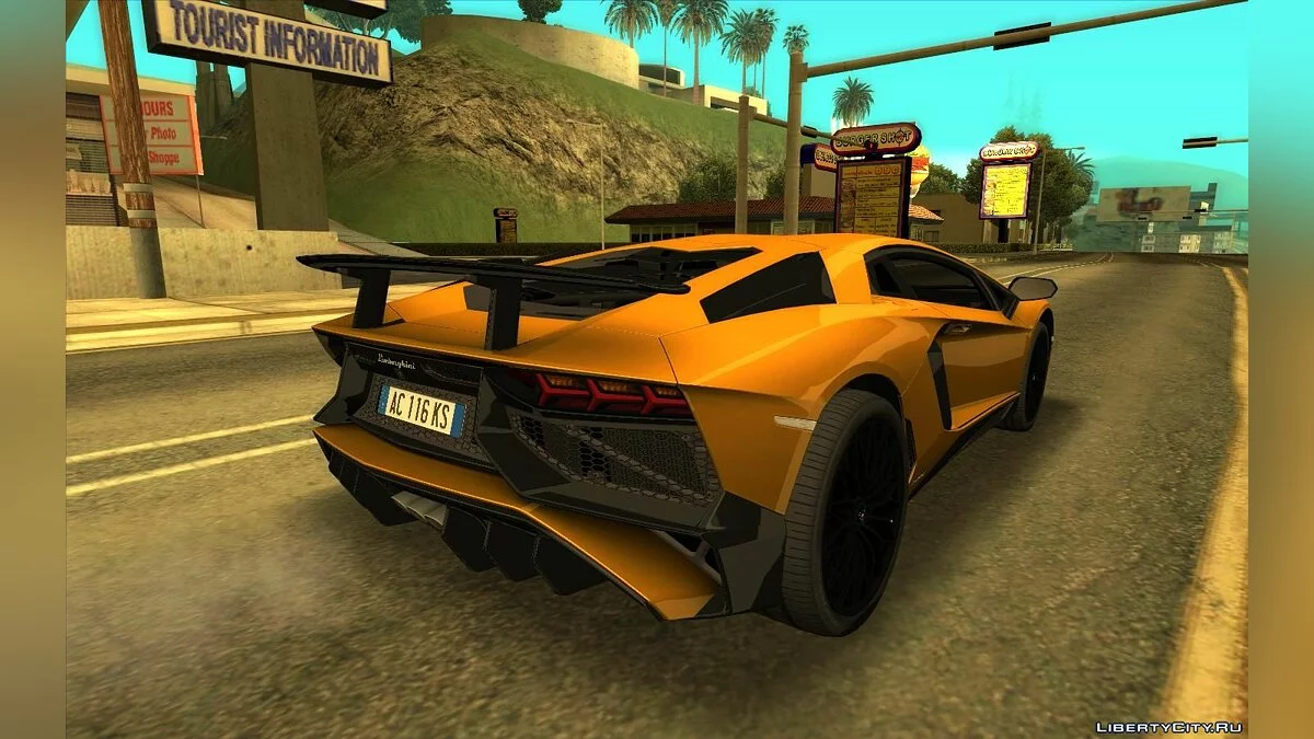 Lamborghini Aventador SV Coupe V2 / GTA San Andreas