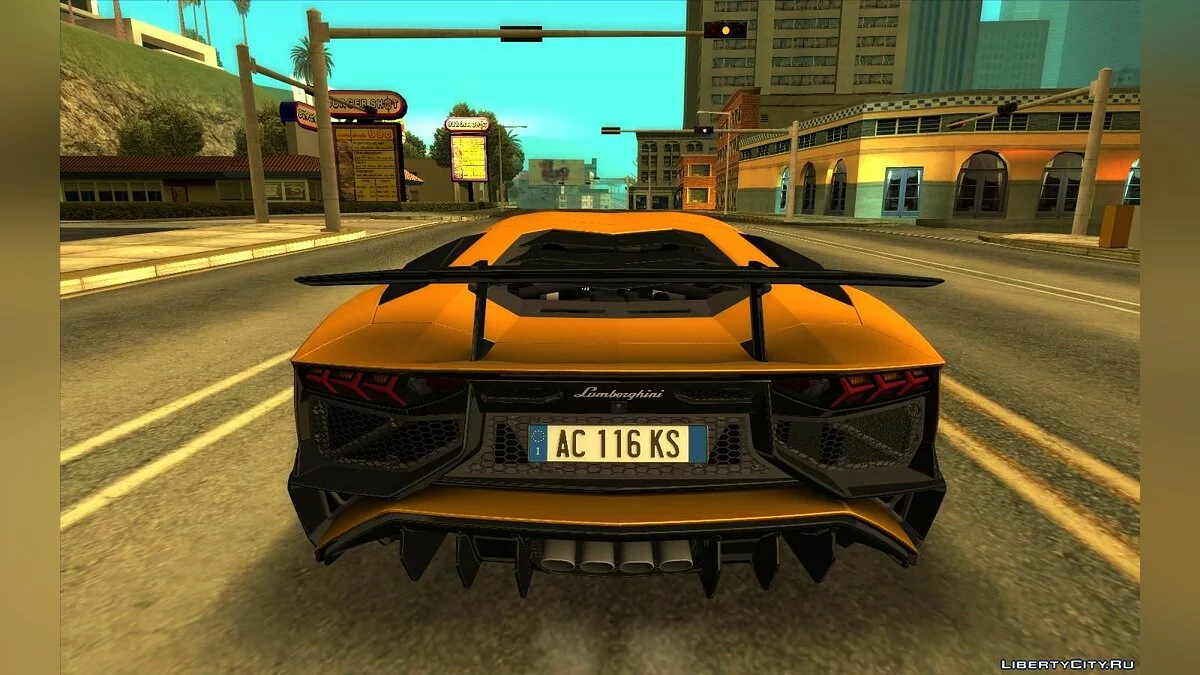 Lamborghini Aventador SV Coupe V2 / GTA San Andreas