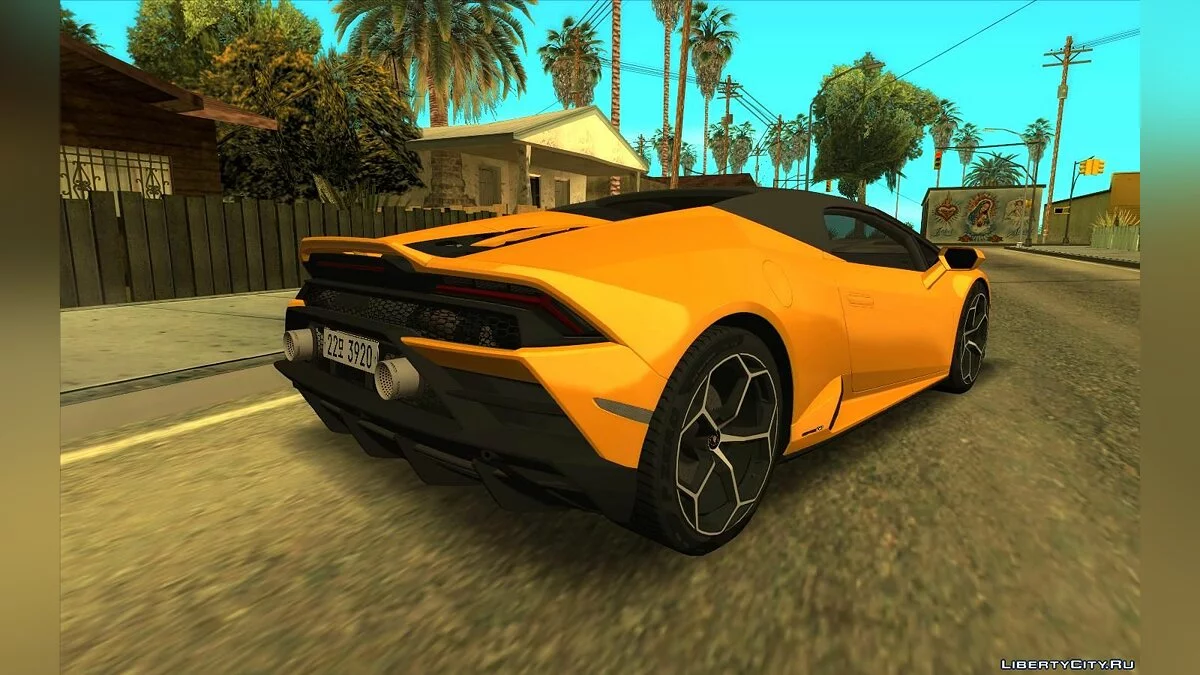 Lamborghini Huracan EVO Spyder / GTA San Andreas