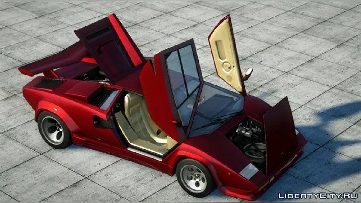 1988 Lamborghini Countach LP5000 Quattrovalvole  / GTA San Andreas