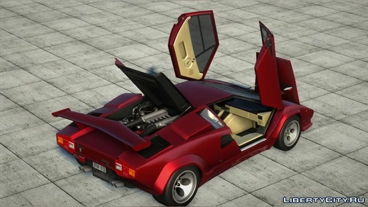 1988 Lamborghini Countach LP5000 Quattrovalvole  / GTA San Andreas