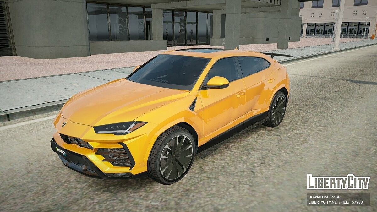 Скачать Lamborghini Urus 2018 для GTA San Andreas