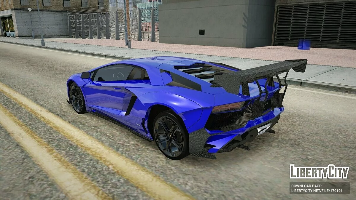 Lamborghini Aventador / GTA San Andreas