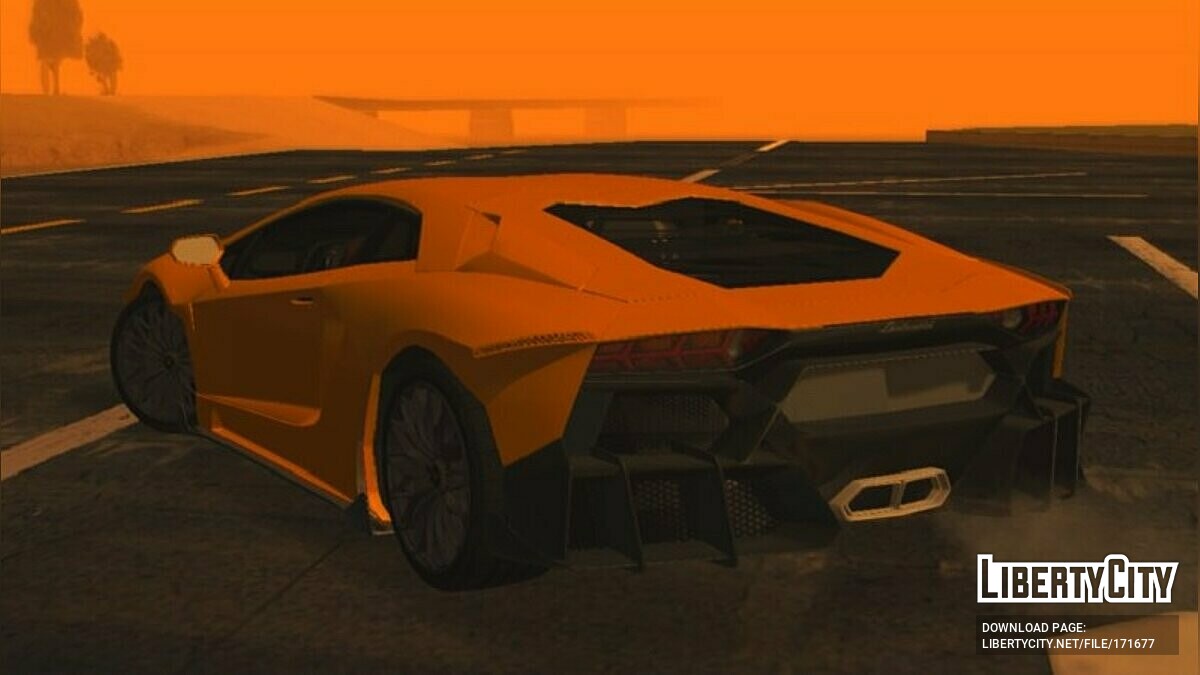 Скачать 2018 Lamborghini Aventador S LP740-4 Karma Monaco для GTA San  Andreas