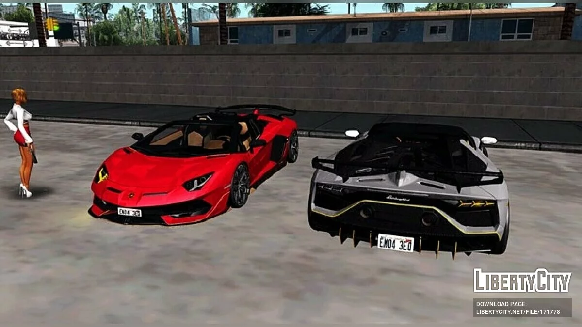 Lamborghini Aventador SVJ Roadster / GTA San Andreas