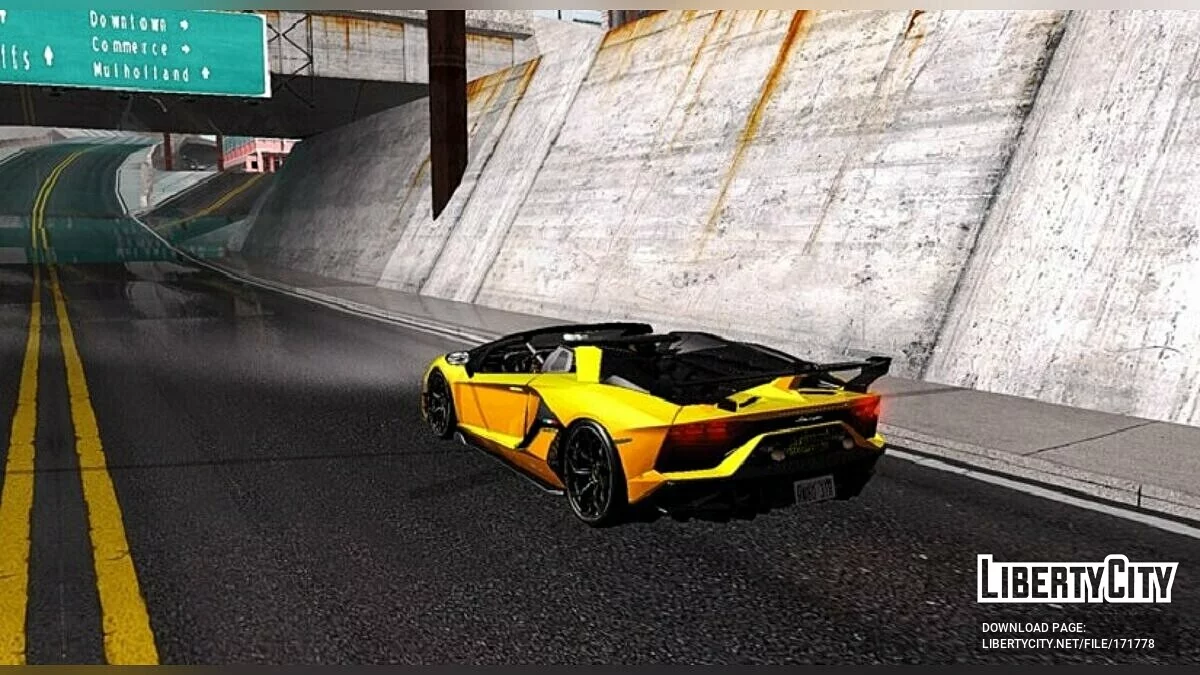 Lamborghini Aventador SVJ Roadster / GTA San Andreas