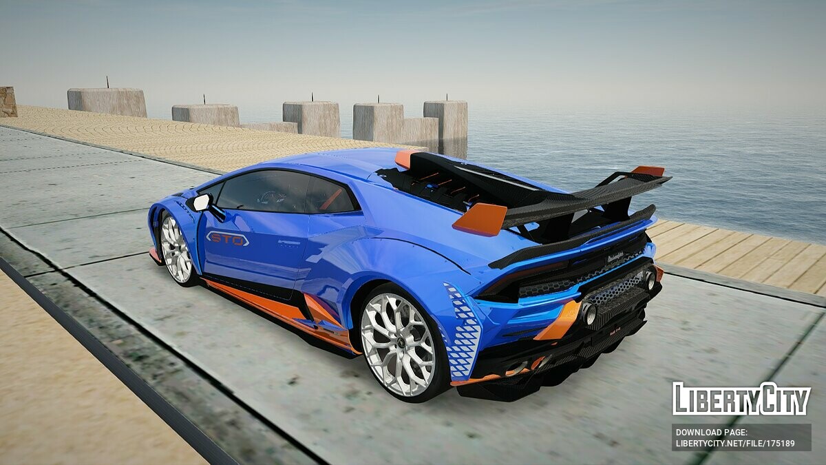 Скачать Lamborghini Huracan для GTA San Andreas