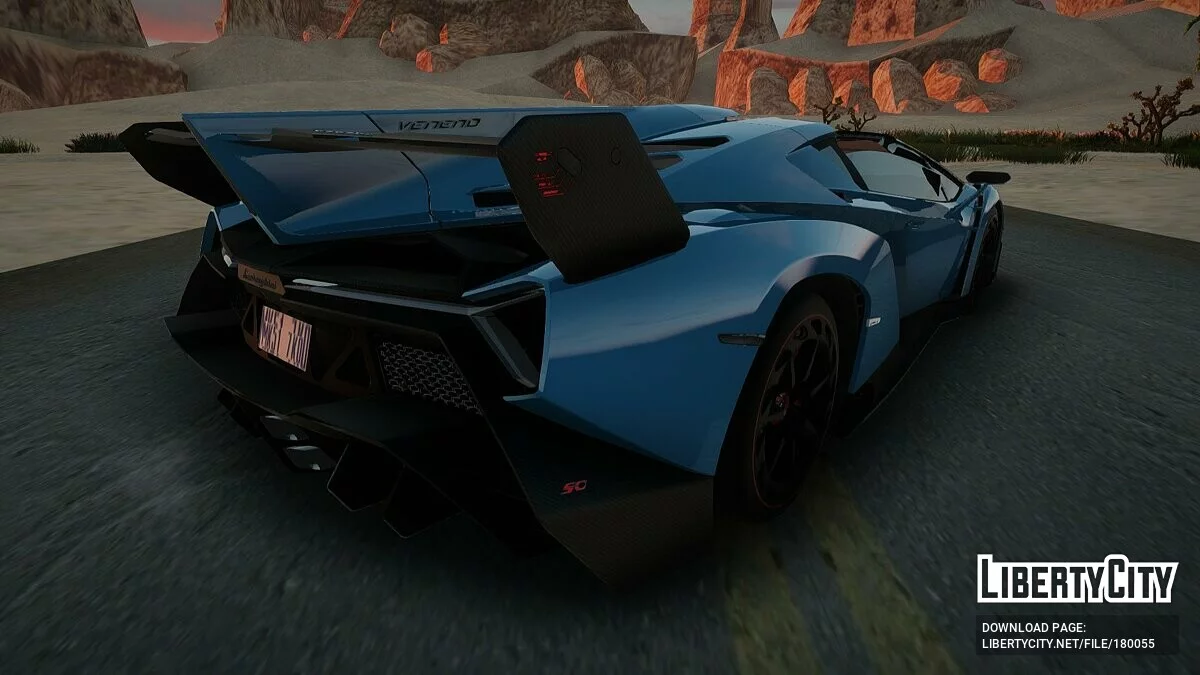 2014 Lamborghini Veneno LP 750-4 Roadster / GTA San Andreas