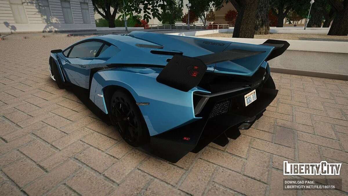 Lamborghini Veneno White-Black 2015 / GTA San Andreas