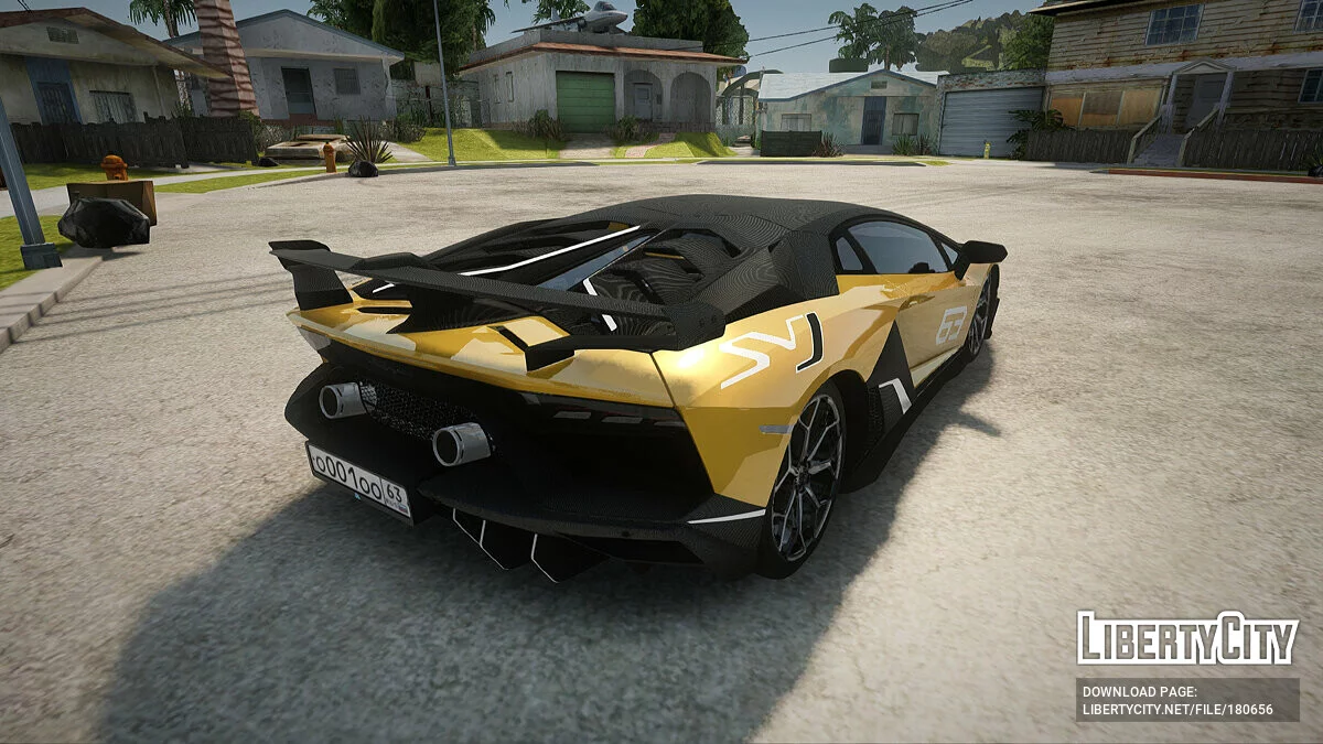 Lamborghini Aventador SVJ / GTA San Andreas