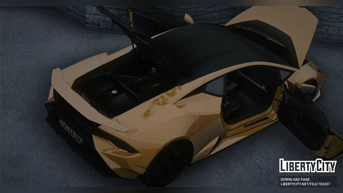Lamborghini Huracan Tecnica 2023 / GTA San Andreas