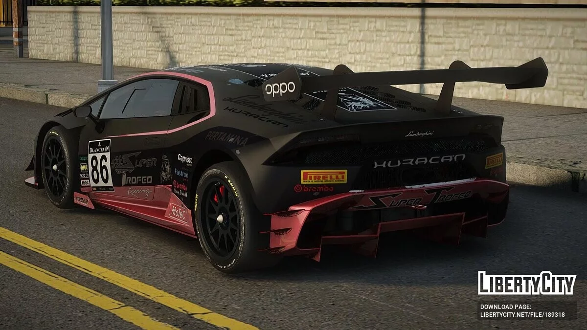 2015 Lamborghini Huracan Super Trofeo / GTA San Andreas
