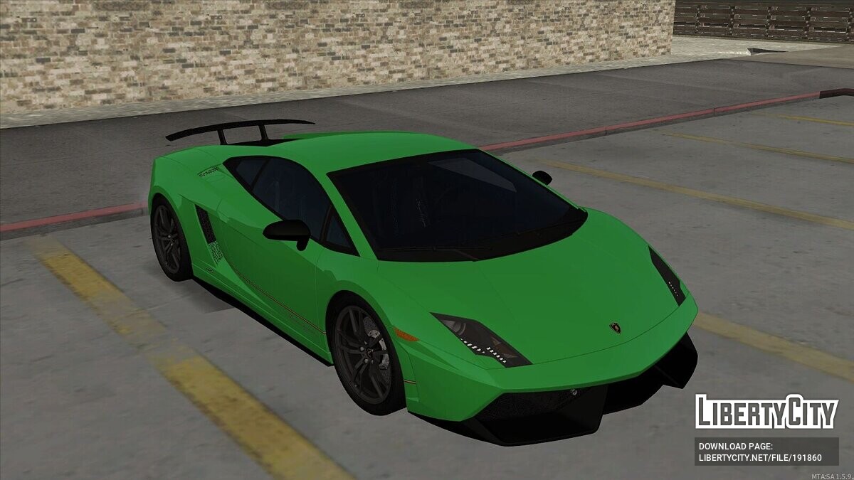 Машина Lamborghini 2011 Lamborghini Gallardo LP 570-4 Superleggera для GTA San Andreas