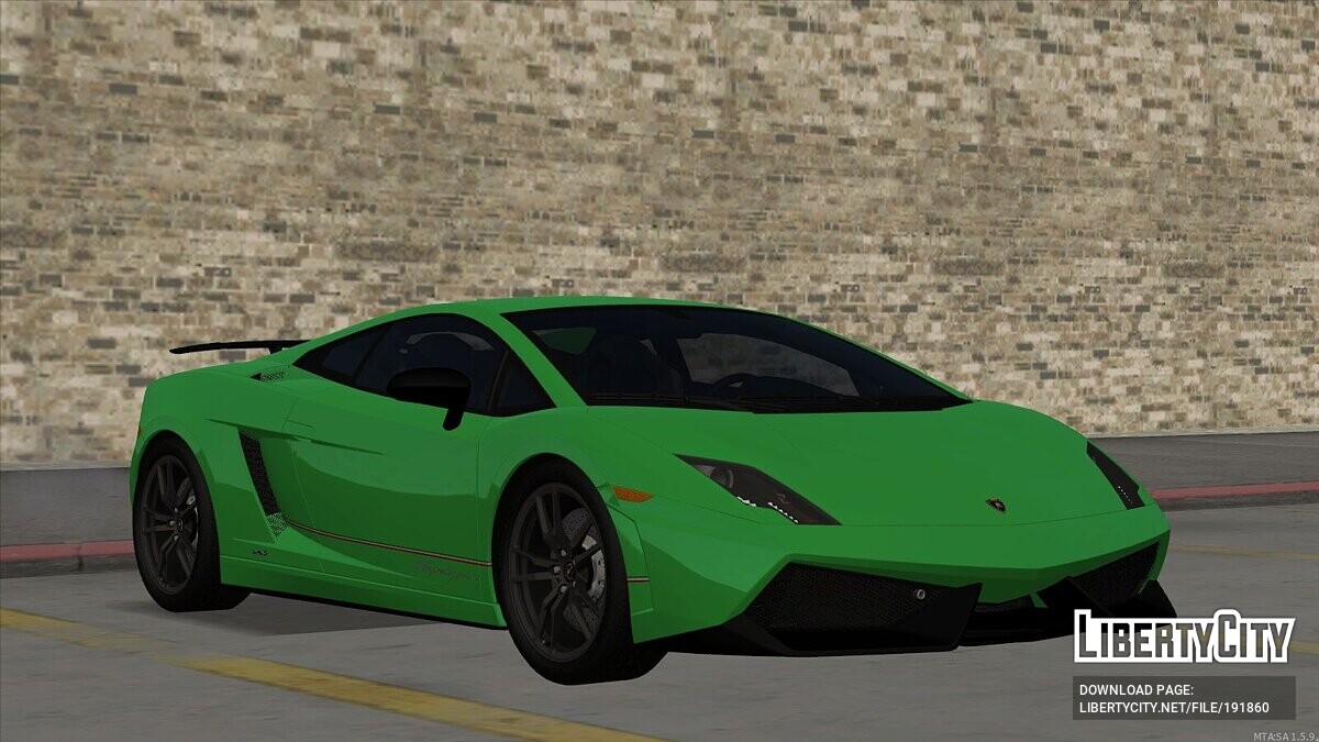 Машина Lamborghini 2011 Lamborghini Gallardo LP 570-4 Superleggera для GTA San Andreas