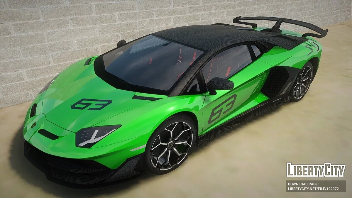 Lamborghini Aventador SVJ / GTA San Andreas