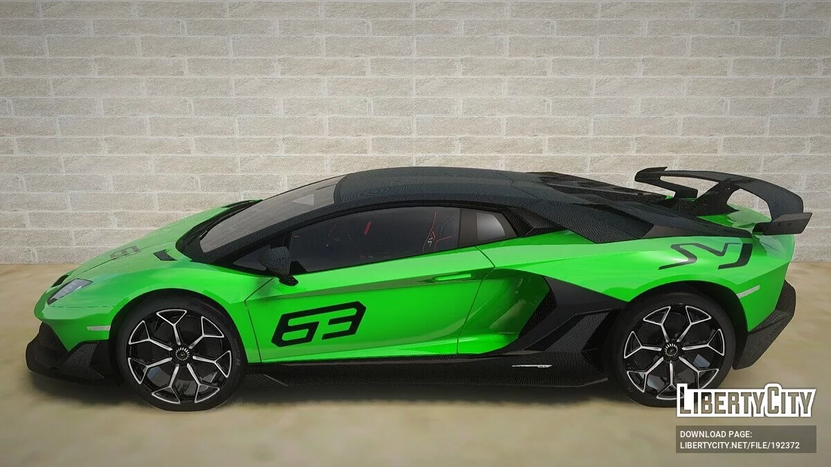 Lamborghini Aventador SVJ / GTA San Andreas