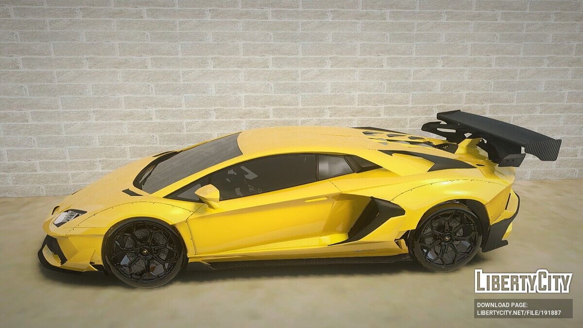 Машина Lamborghini Lamborghini Aventador для GTA San Andreas