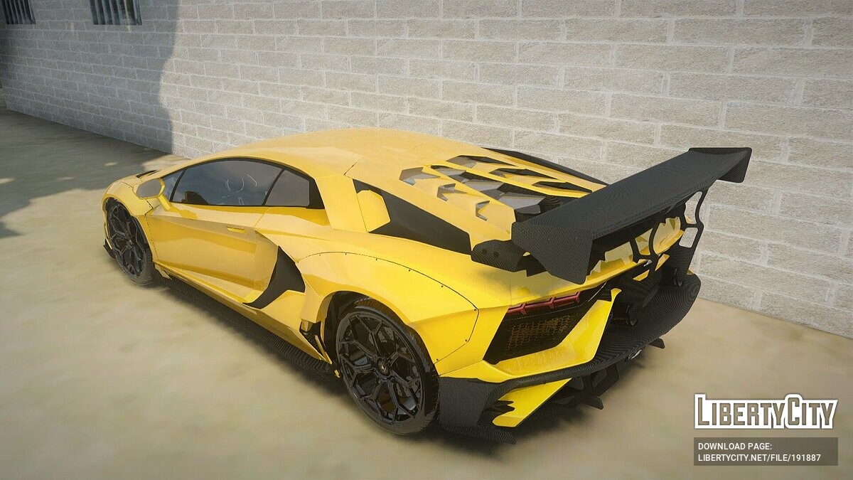 Машина Lamborghini Lamborghini Aventador для GTA San Andreas