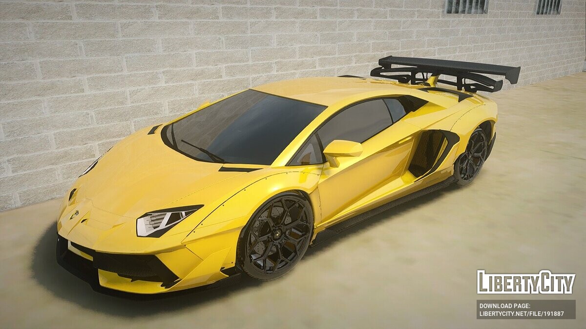 Машина Lamborghini Lamborghini Aventador для GTA San Andreas