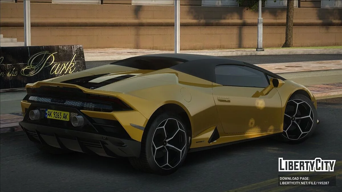 Lamborghini Huracan EVO Spyder / GTA San Andreas