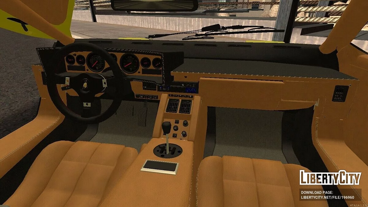 Lamborghini Countach 5000QV 1985 + CCD / GTA San Andreas