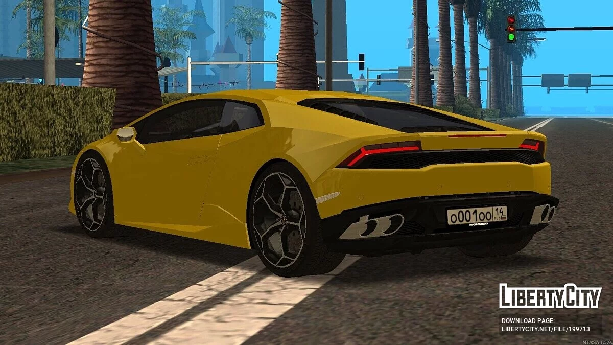 Lamborghini Huracán + CCD / GTA San Andreas