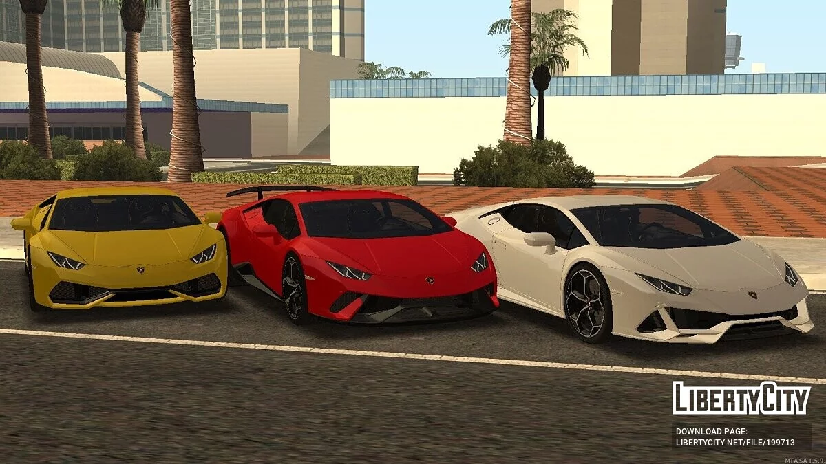 Lamborghini Huracán + CCD / GTA San Andreas