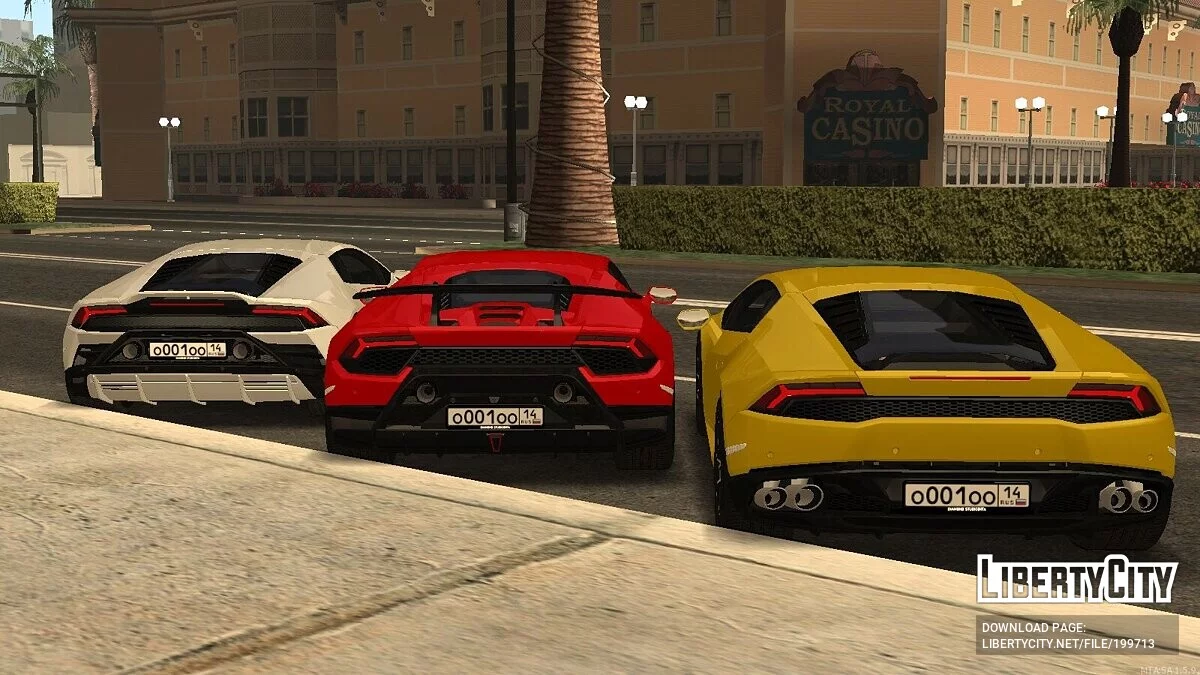 Lamborghini Huracán + CCD / GTA San Andreas