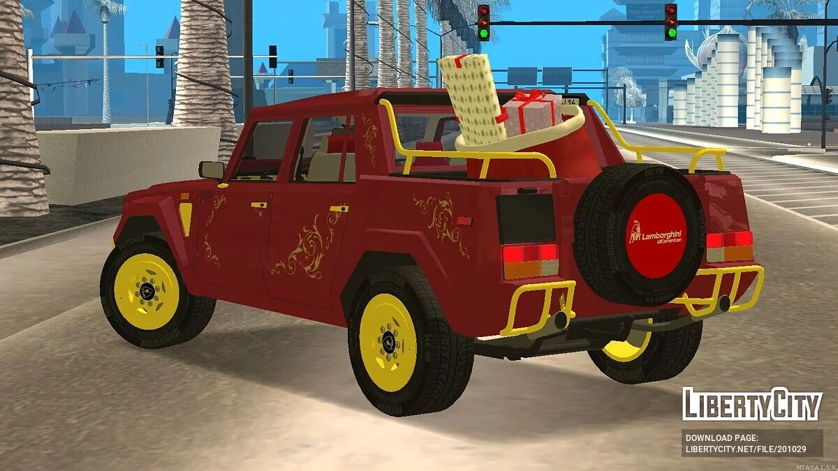 Lamborghini LM002 New Year + CCD / GTA San Andreas
