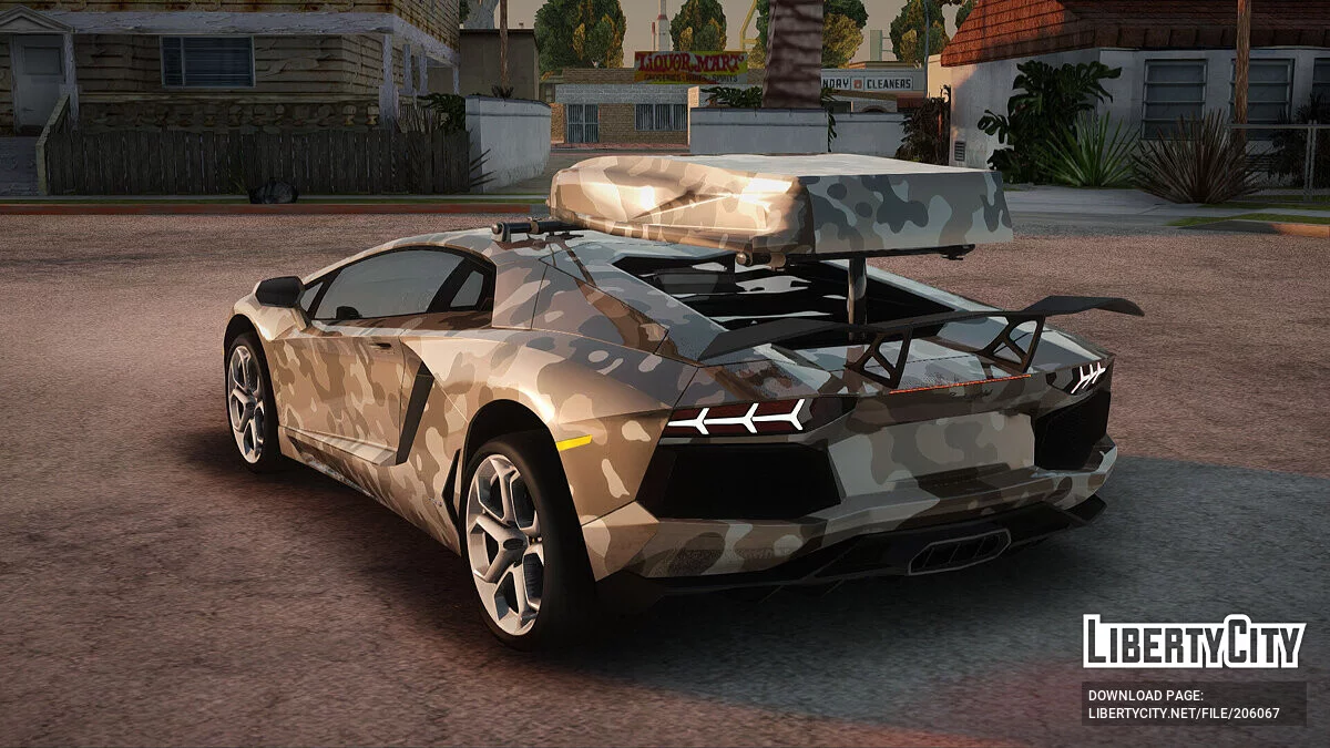 Lamborghini Aventador LP 700-4 Camouflage / GTA San Andreas