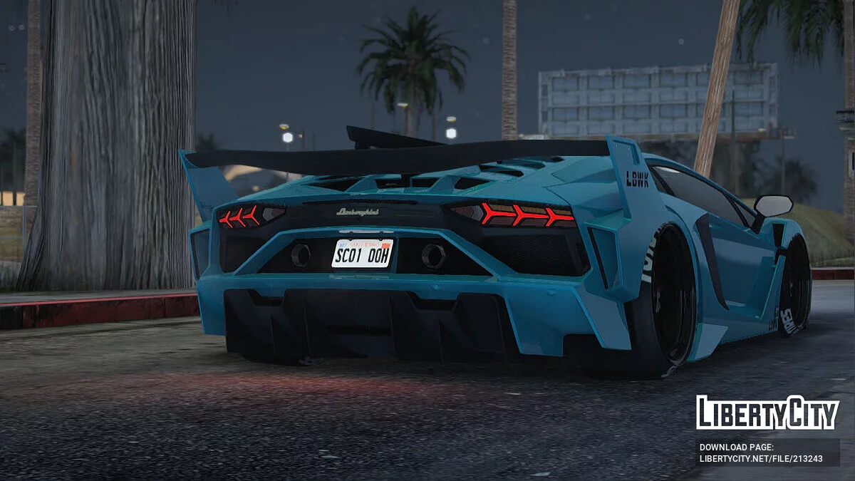 2022 Lamborghini Aventador LP 780-4 Ultimae LB Silhouette / GTA San Andreas