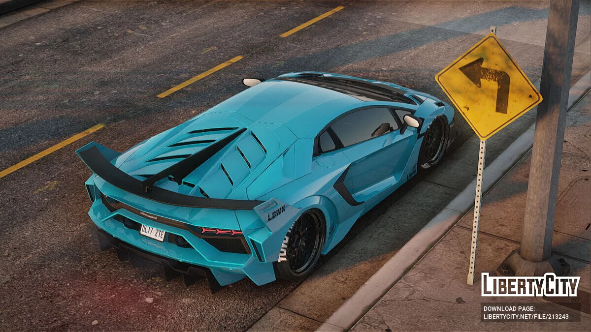 2022 Lamborghini Aventador LP 780-4 Ultimae LB Silhouette / GTA San Andreas
