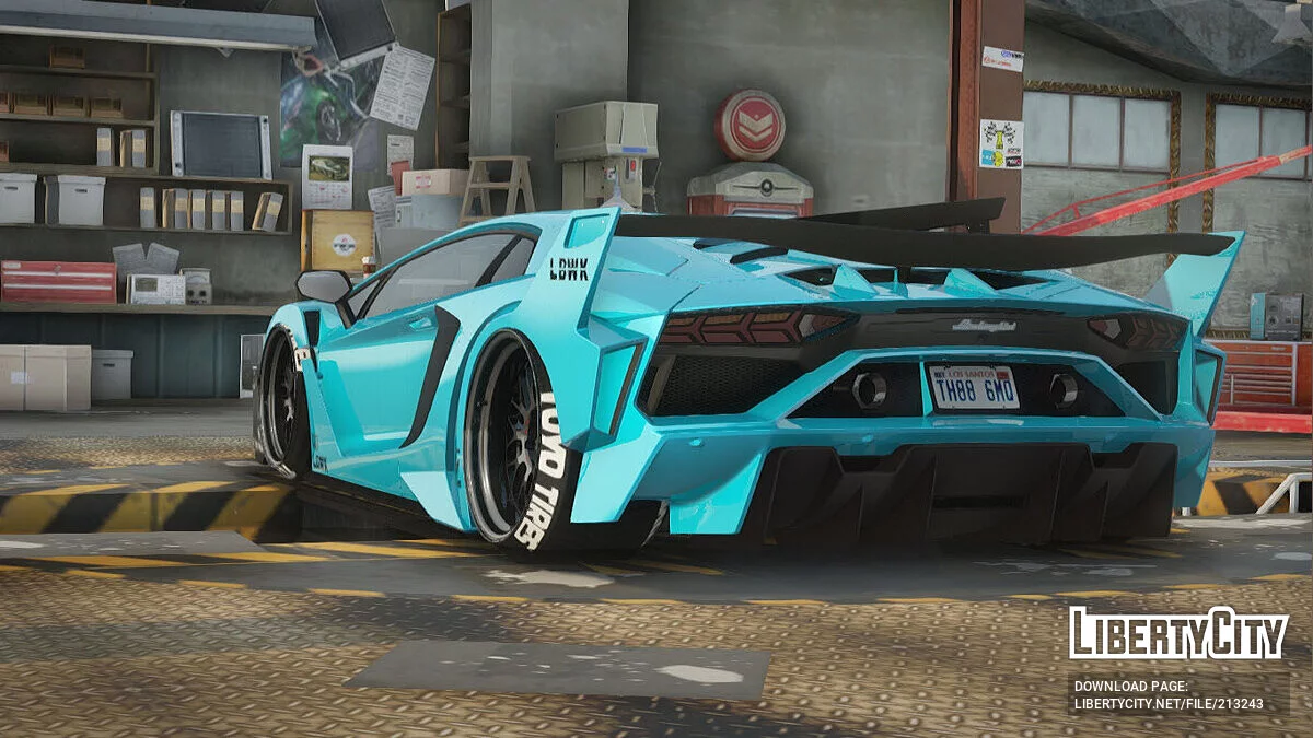 2022 Lamborghini Aventador LP 780-4 Ultimae LB Silhouette / GTA San Andreas