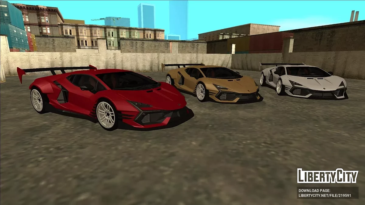 Lamborghini Revuelto Widebody / GTA San Andreas