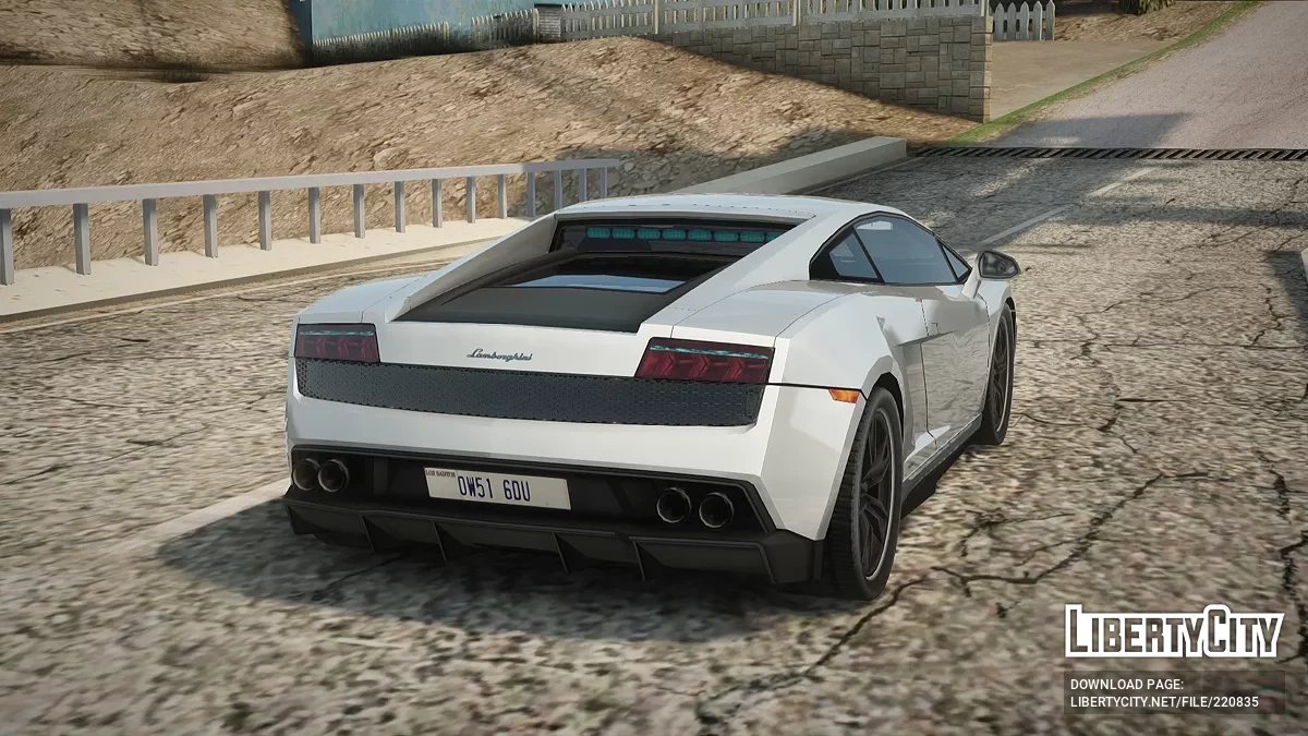 Lamborghini Galardo Unmarked / GTA San Andreas