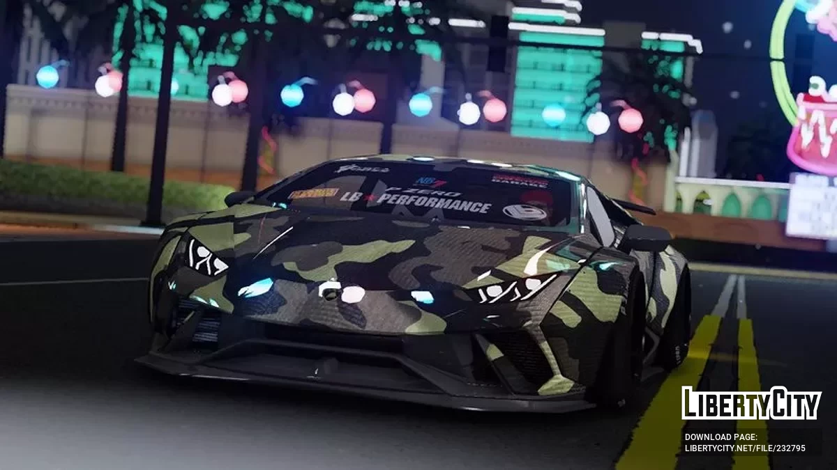 Lamborghini Huracan Performante Liberty Walk 2018 / GTA San Andreas