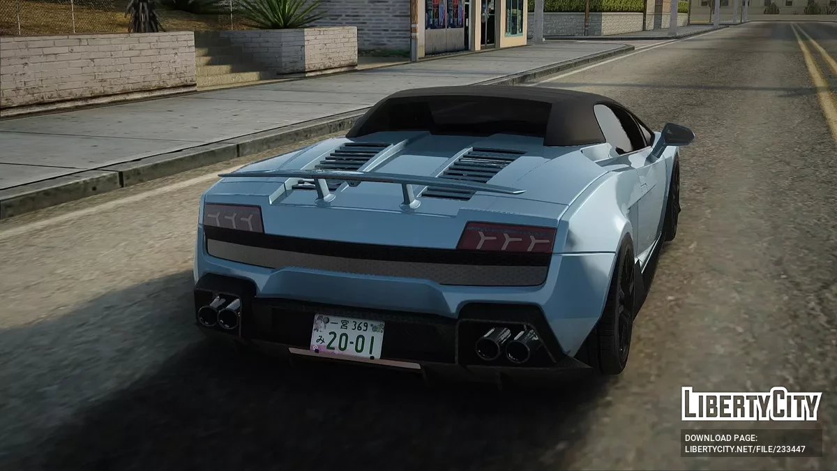 Lamborghini Gallardo LP 560 Spyder / GTA San Andreas