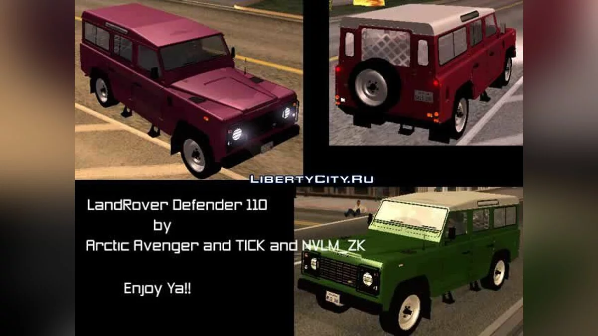 LandRover Defender 110 / GTA San Andreas