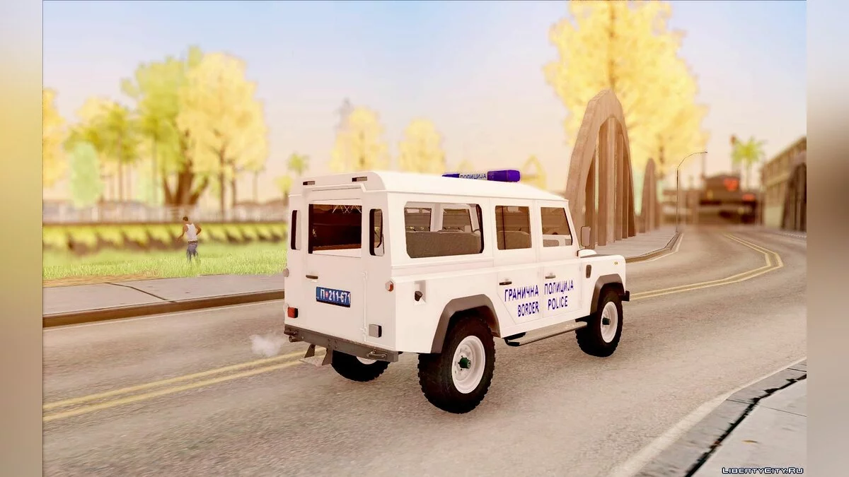 Land Rover Defender Serbian Police / GTA San Andreas
