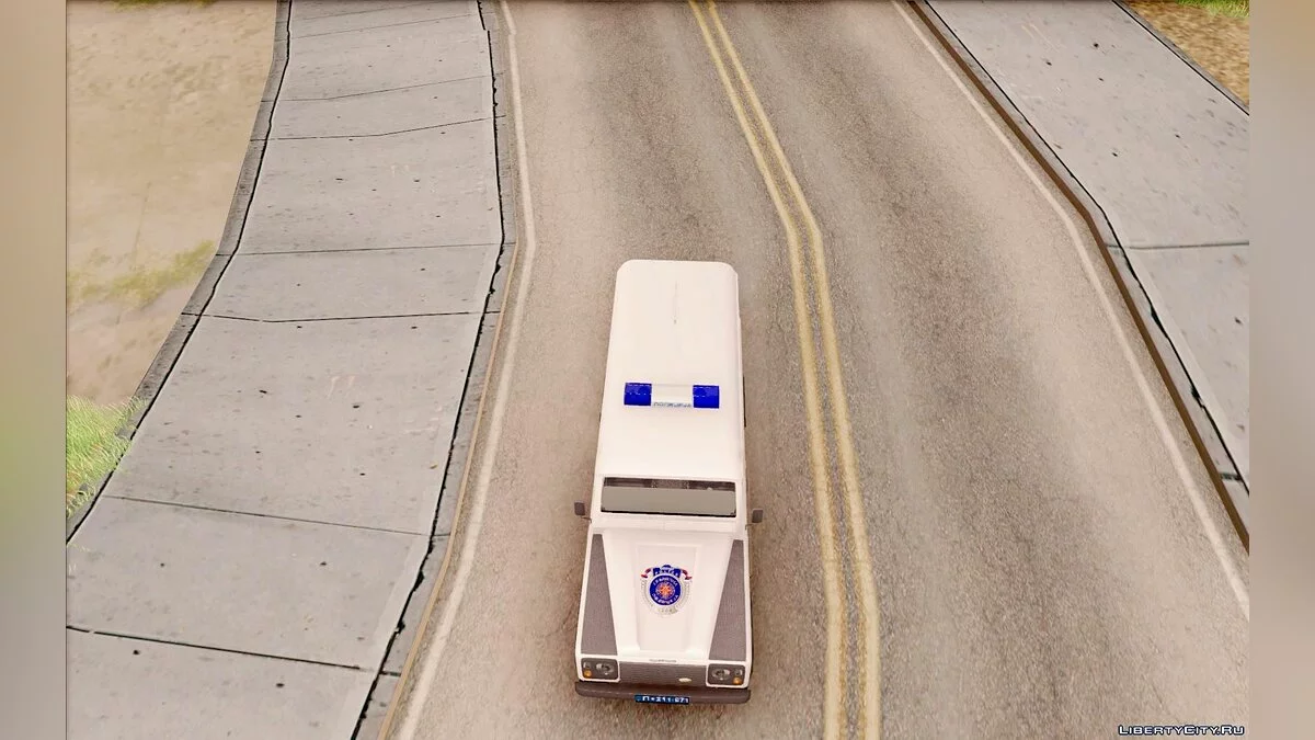 Land Rover Defender Serbian Police / GTA San Andreas