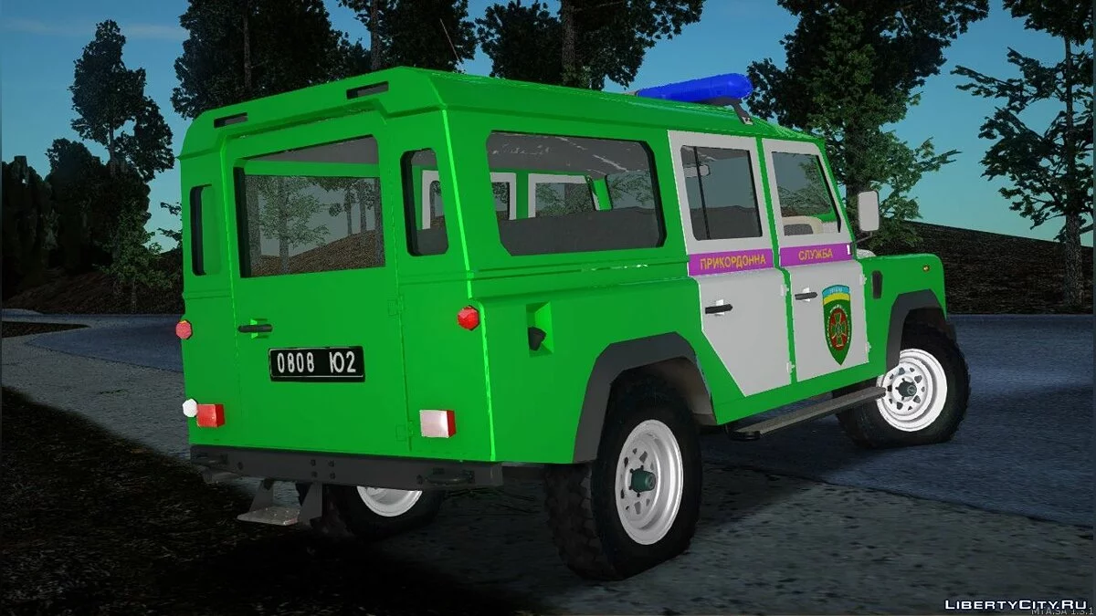 Land Rover Defender 2000 Прикордонна Служба України / GTA San Andreas