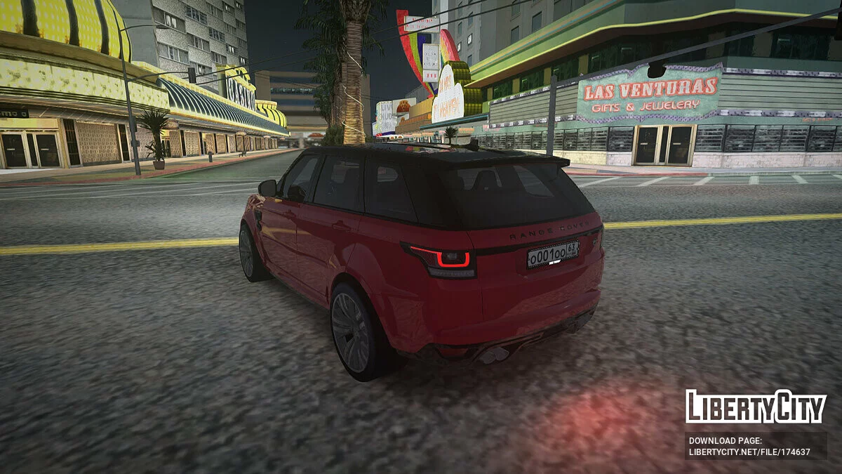 Range Rover Sport SVR / GTA San Andreas