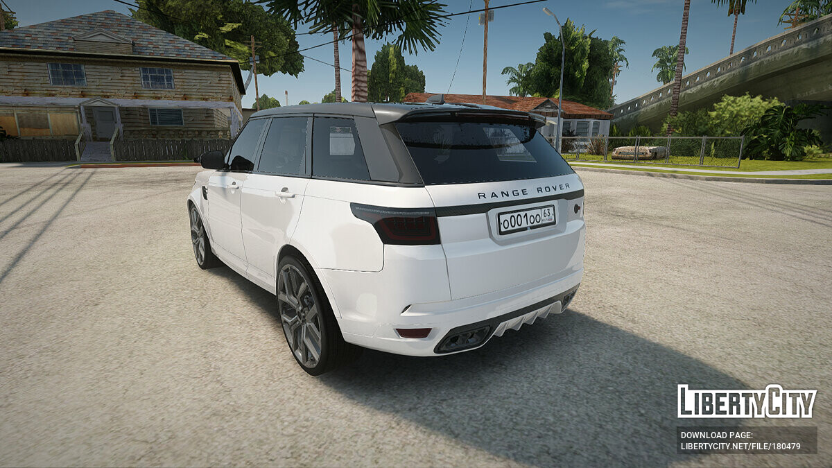 Range Rover Sport SVR для GTA San Andreas - Картинка #2