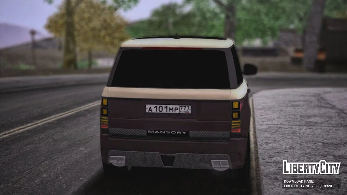 Range Rover Mansory / GTA San Andreas