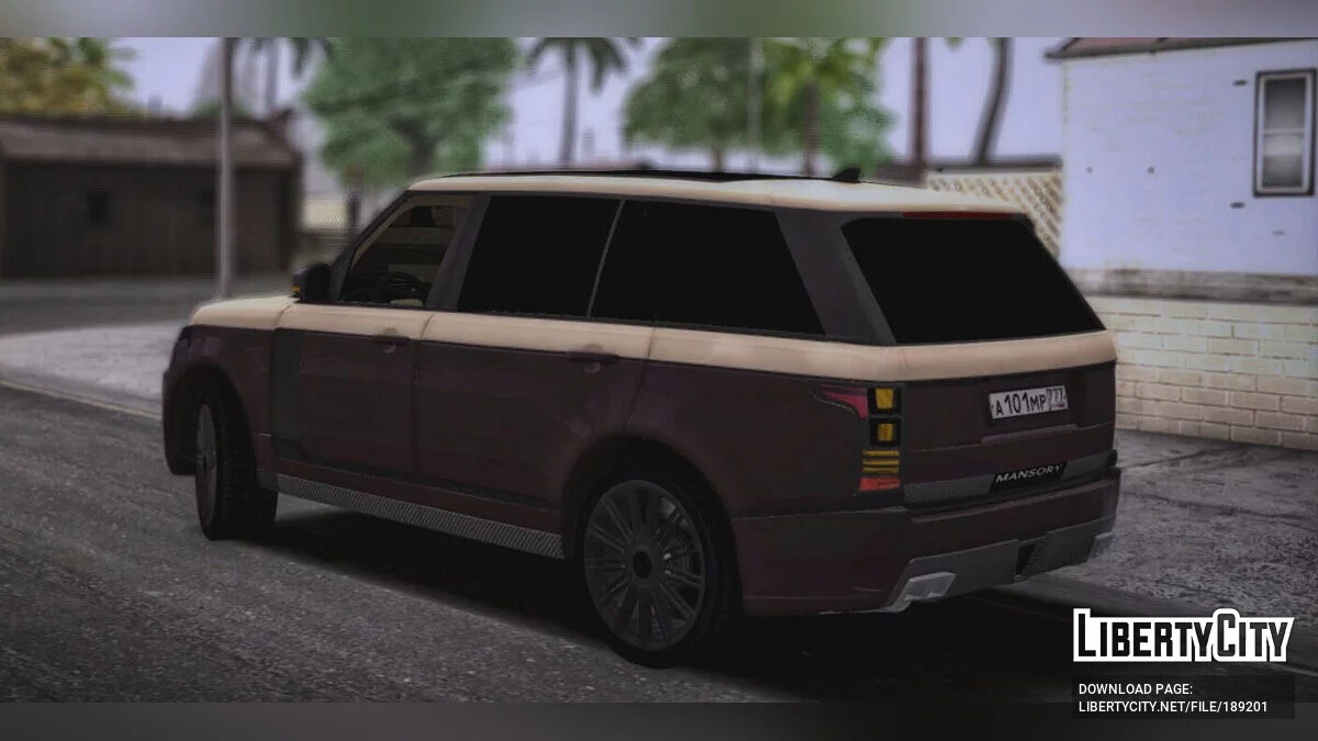 Range Rover Mansory / GTA San Andreas