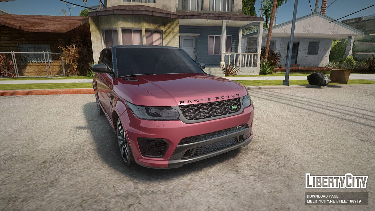 Range Rover SVR 2016 / GTA San Andreas