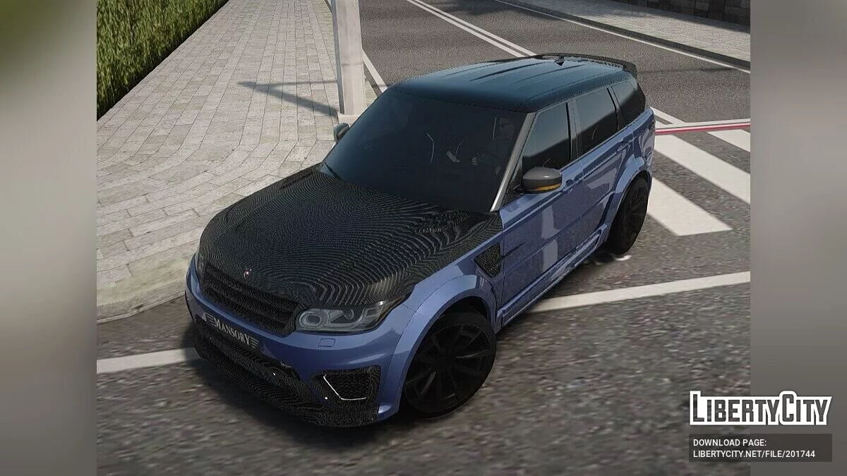Range Rover Sport SVR Mansory / GTA San Andreas